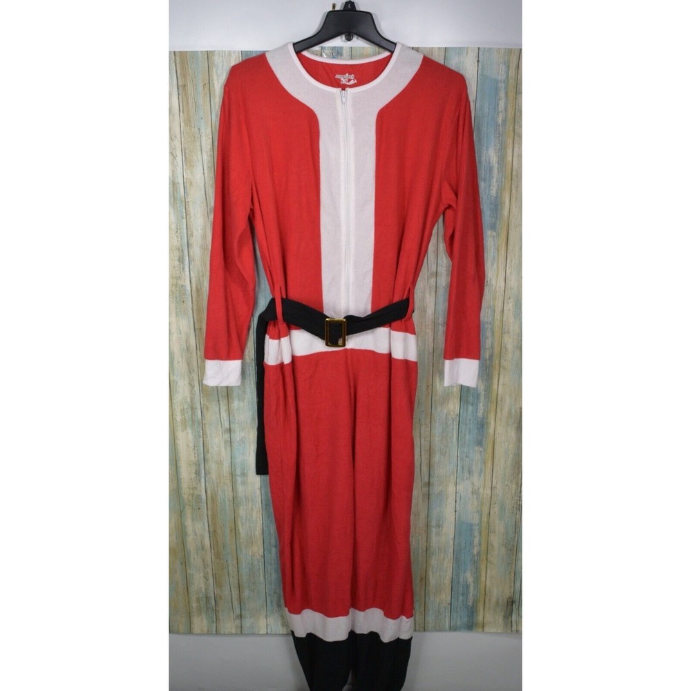 Joe Boxer Men's Size M Santa Clause Costume Christmas One-Piece Union Jumper